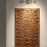 Installation bois dans une galerie d’art